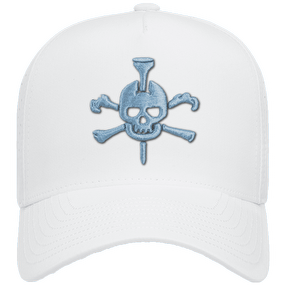 Mr Tee Puff Embroidered 5 Panel Snapback Perforated Cap
