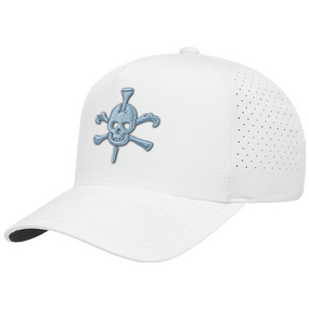Mr Tee Puff Embroidered 5 Panel Snapback Perforated Cap