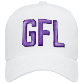 GFL Puff Embroidered 5 Panel Snapback Perforated Cap