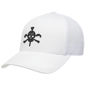 Mr Tee Puff Embroidered 5-Panel Mesh Snapback Cap