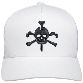 Mr Tee Puff Embroidered 5-Panel Mesh Snapback Cap