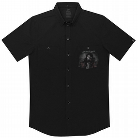 Men's Crimson Skulls Lightweight Shirt