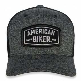 Let's Ride Embroidered Flexfit Melange Mesh Back Trucker Cap