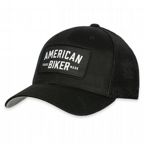 Let's Ride Woven Flexfit® Mesh Back Cap