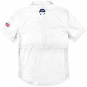 Men's Hooks Short Sleeve Performance Fishing Shirt