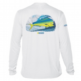 Men's Mahi Mahi Fishing Sun Shirt