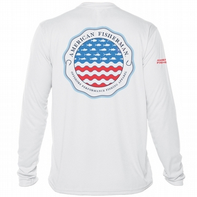 Men's USA Fishing Sun Shirt