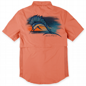 Men's Sailfish Vented Performance Shirt