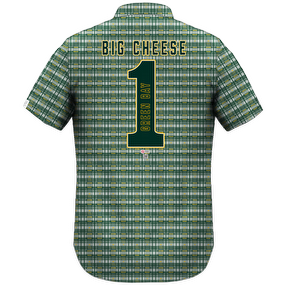 Men's Plaid Green Bay Big Cheese Lightweight Shirt