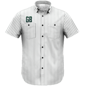 Men's Pinstripe Green Bay Big Cheese Lightweight Shirt