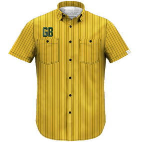 Men's Pinstripe Green Bay 1919 Lightweight Shirt