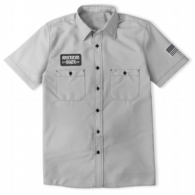 Men's Biker Sam Contrast Stitch Shop Shirt