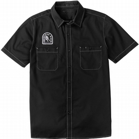 Men's Peace Contrast Stitch Shop Shirt