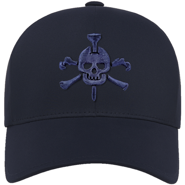 Mr Tee Shield Puff Embroidered FLEXFIT® NAVY SNAPBACK PERFORATED CAP