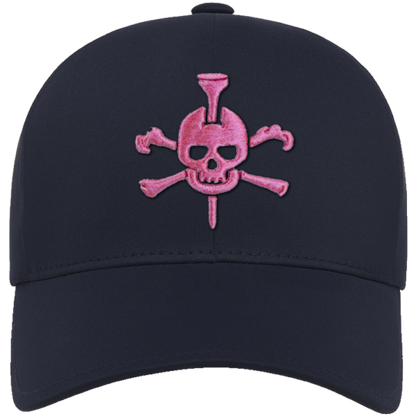 Mr Tee Shield Puff Embroidered FLEXFIT® NAVY SNAPBACK PERFORATED CAP