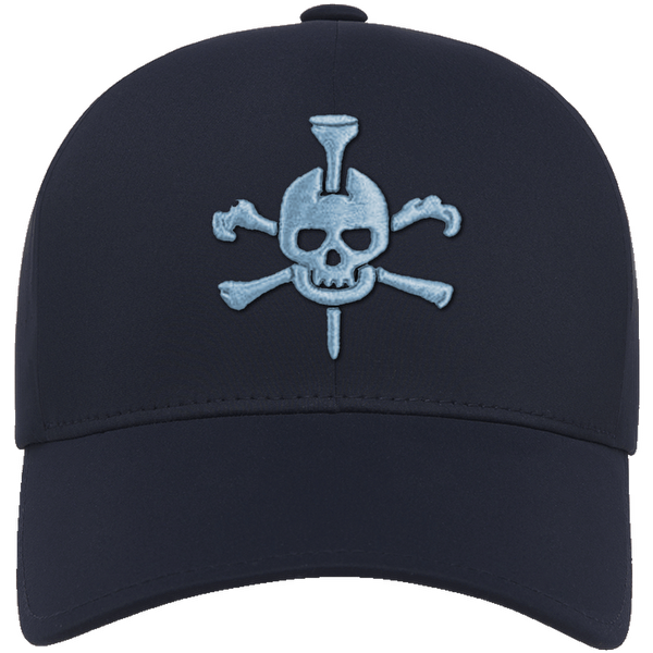 Mr Tee Shield Puff Embroidered FLEXFIT® NAVY SNAPBACK PERFORATED CAP