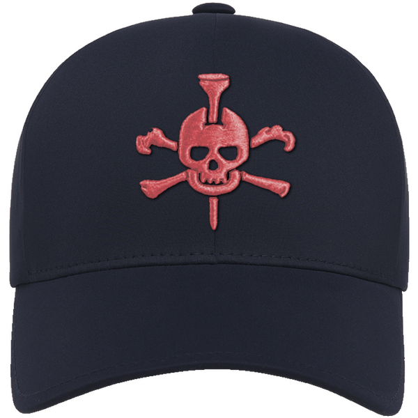 Mr Tee Shield Puff Embroidered FLEXFIT® NAVY SNAPBACK PERFORATED CAP