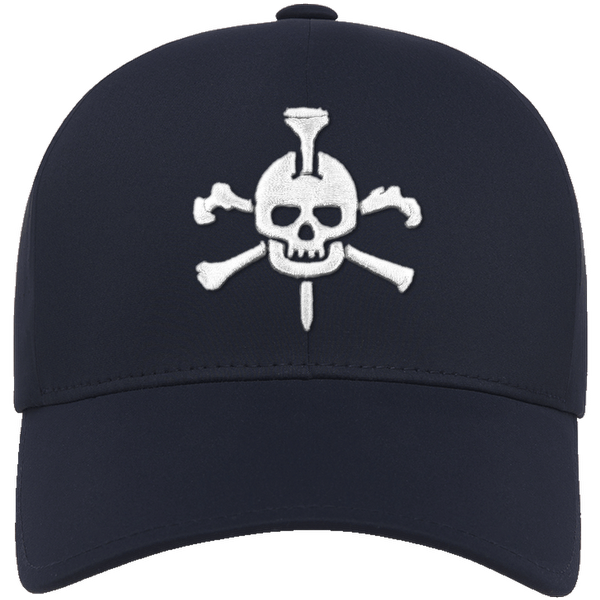 Mr Tee Shield Puff Embroidered FLEXFIT® NAVY SNAPBACK PERFORATED CAP