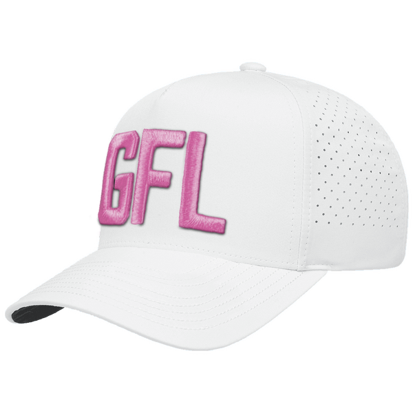 GFL  Puff Embroidered 5 Panel Snapback Perforated Cap