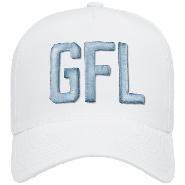 GFL Shield Puff Embroidered 5 Panel Snapback Perforated Cap