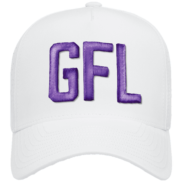 GFL Puff Embroidered 5 Panel Snapback Perforated Cap