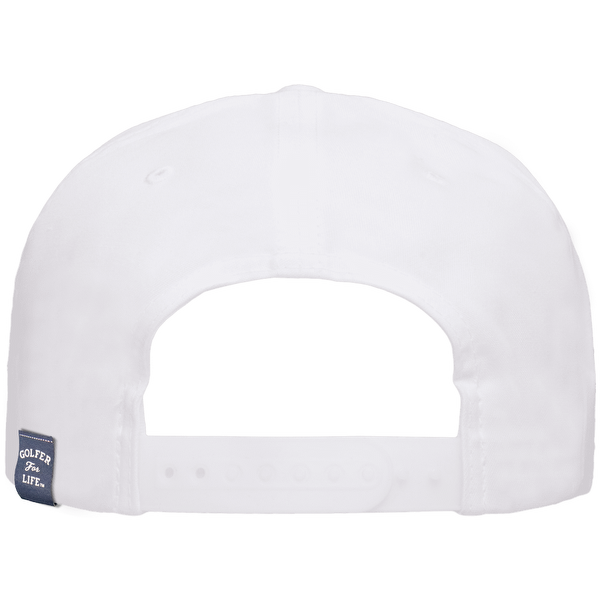 Mr Tee Puff Embroidered Flat Brim Rope Snapback Cap