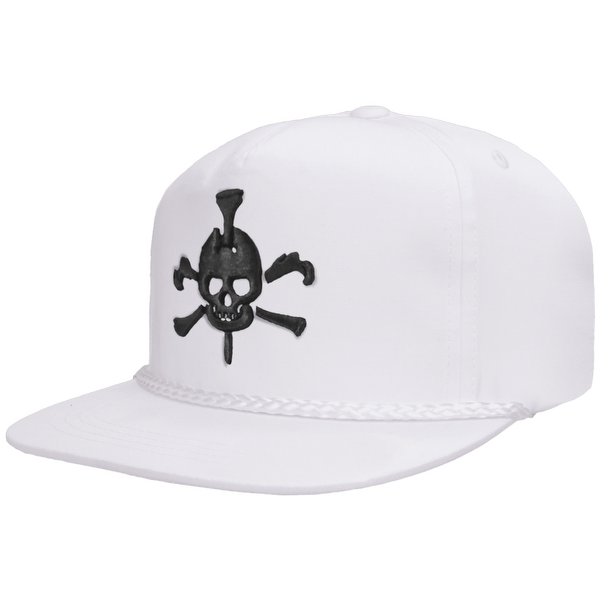 Mr Tee Puff Embroidered Flat Brim Rope Snapback Cap