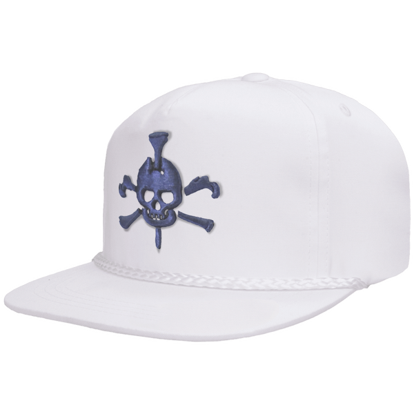 Mr Tee Puff Embroidered Flat Brim Rope Snapback Cap