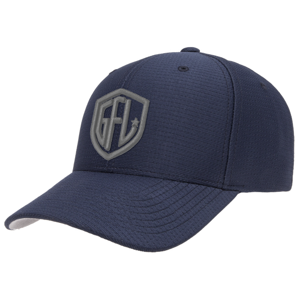 GFL Shield Puff Embroidered Flexfit® Navy Cool & Dry Pin-Dot Cap