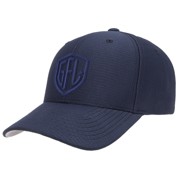 GFL Shield Puff Embroidered Flexfit® Navy Cool & Dry Pin-Dot Cap