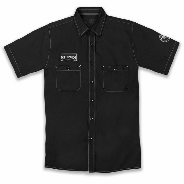 Men's Destination Sturgis Contrast Stitch Shop Shirt