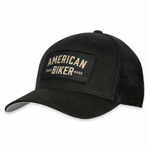 Let's Ride Woven Flexfit® Mesh Back Cap