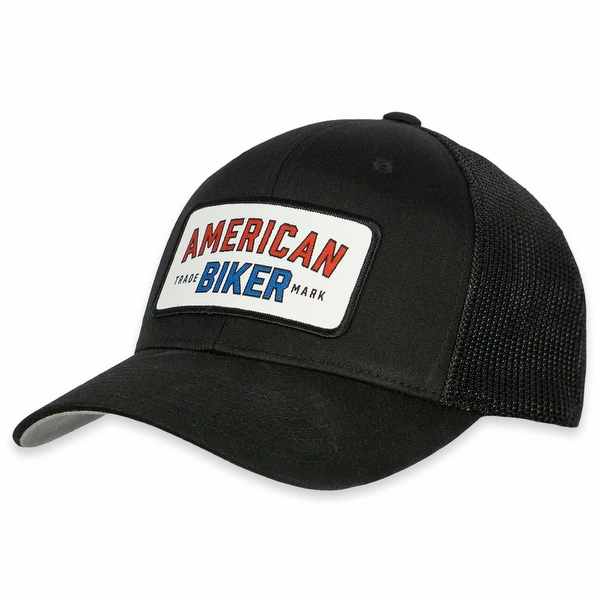 Let's Ride Woven Flexfit® Mesh Back Cap