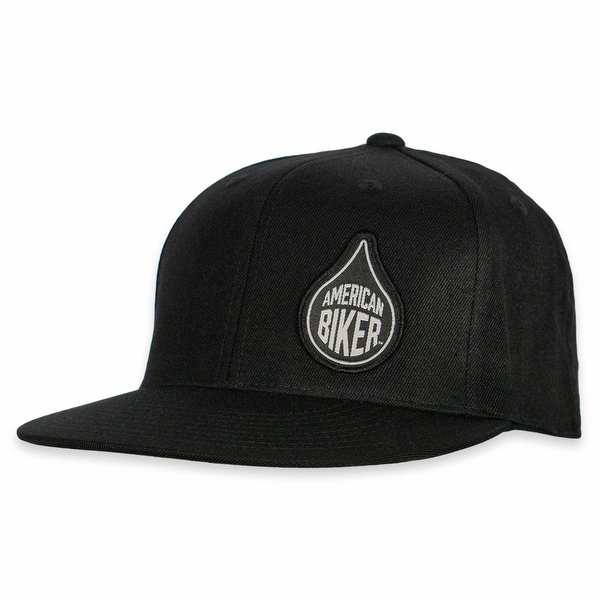 Oil Drop Flexfit® Flat Brim Cap