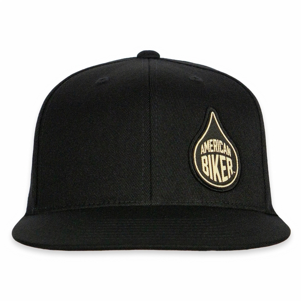Oil Drop Flexfit® Flat Brim Cap