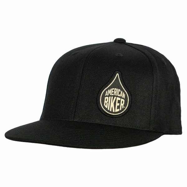 Oil Drop Flexfit® Flat Brim Cap