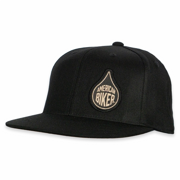 Oil Drop Flexfit® Flat Brim Cap