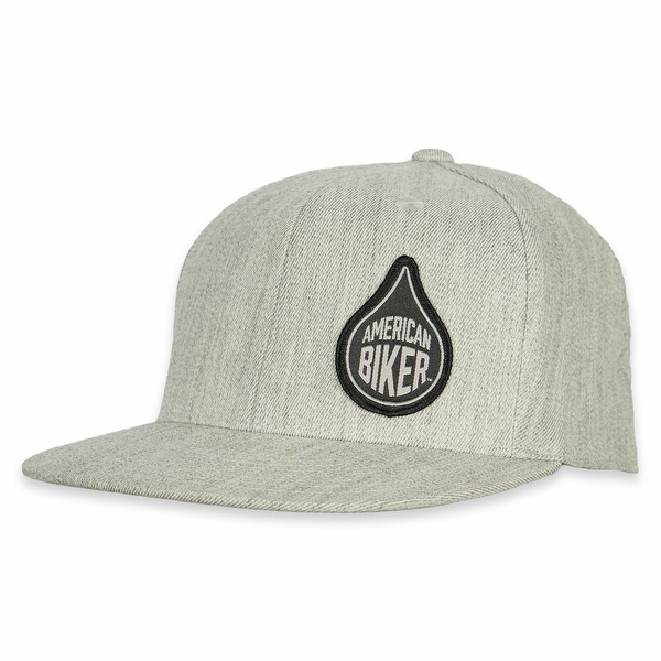 Oil Drop Flexfit® Flat Brim Cap