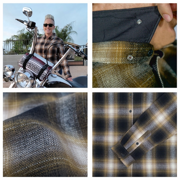 Women's American Biker Premium Flannel Shirt