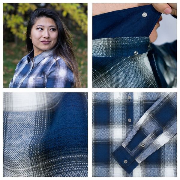 Women's American Biker Premium Flannel Shirt