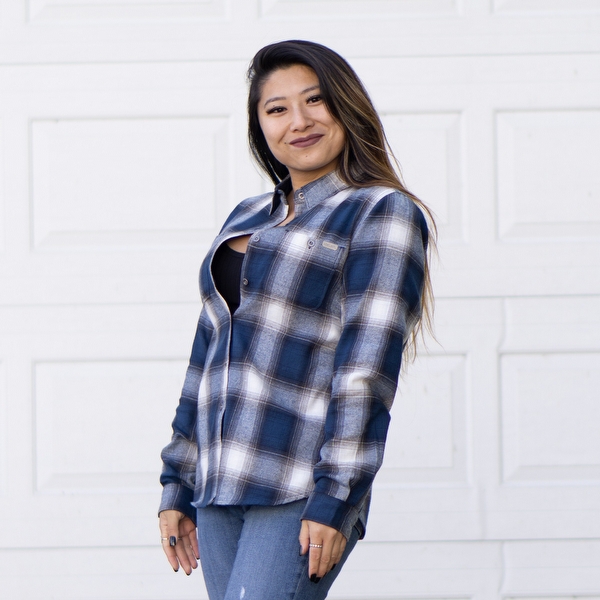 Women's American Biker Premium Flannel Shirt