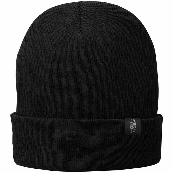 Biker Sam Fleece Lined Knit Beanie