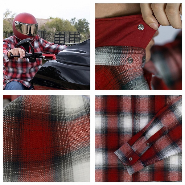 Men's American Biker Premium Flannel Shirt