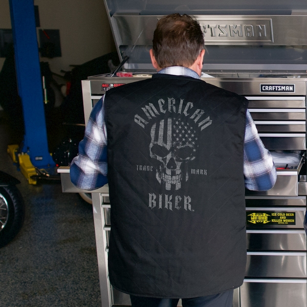 Men's Biker Sam Reversible Vest