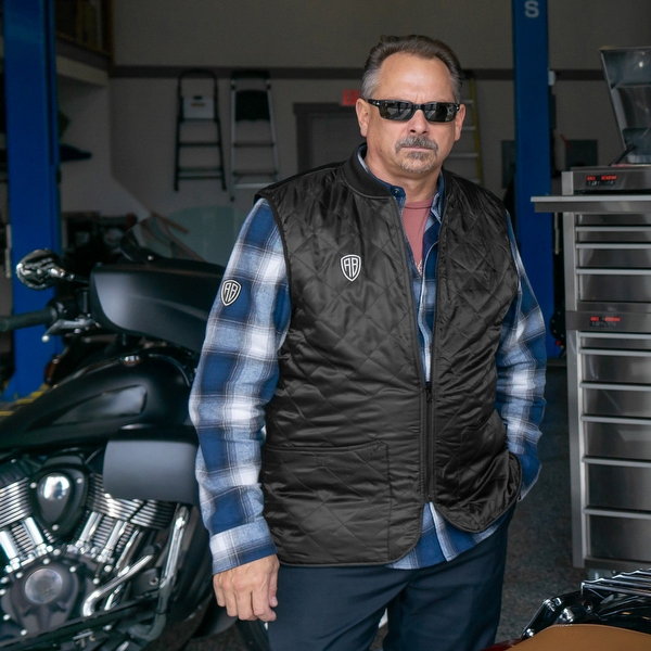 Men's Biker Sam Reversible Vest