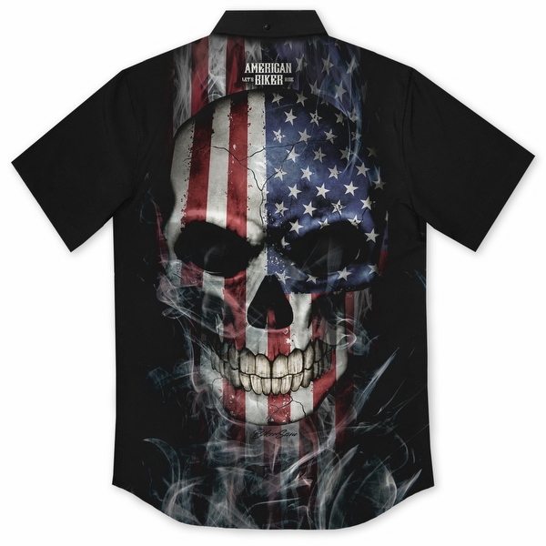 Men's Biker Sam USA Lightweight Shirt