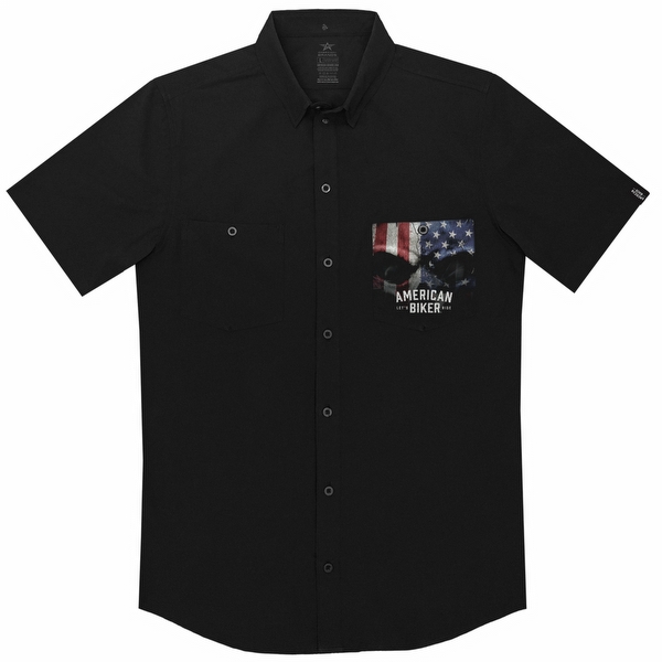 Men's Biker Sam USA Lightweight Shirt