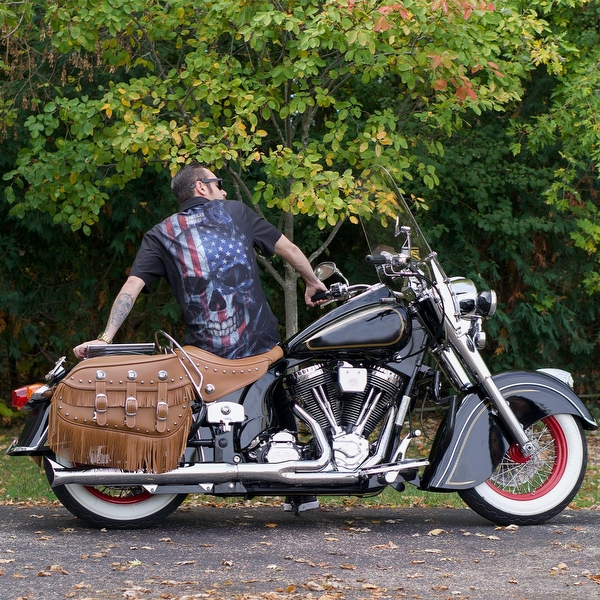 Men's Biker Sam USA Lightweight Shirt