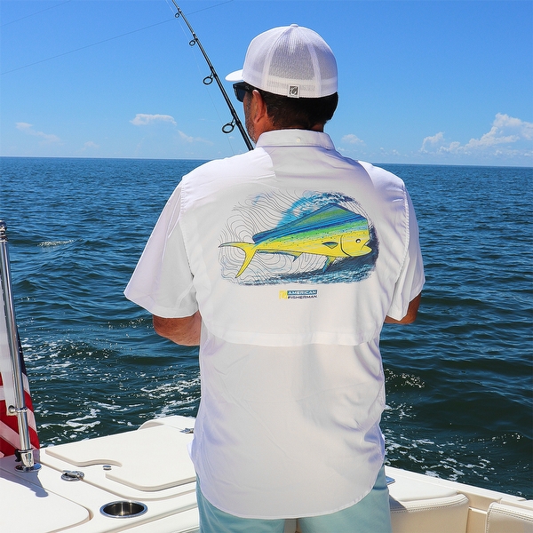 Men's Mahi Mahi Performance Fishing Shirt