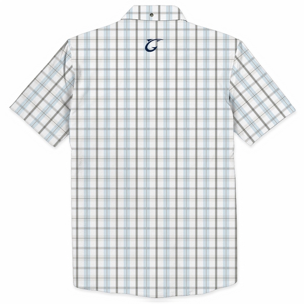 Men's Plaid Short Sleeve Fishing Shirt